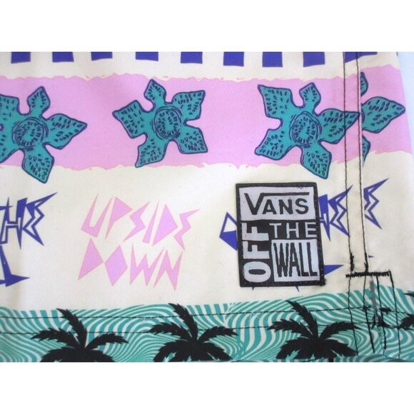 Vans x Stranger Things Men's California Stripe OTW Volley Swim shorts NWT - Picture 3 of 4